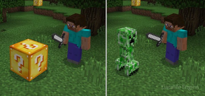 Lucky Block Add-On Mods Minecraft Bedrock