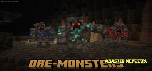 Ore Monsters Add-on 1.20+/1.19+