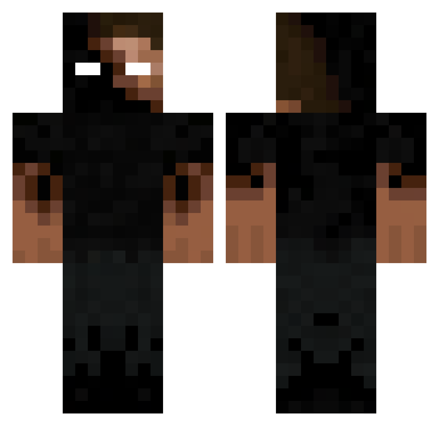 BlastGear_ Minecraft skin, front and back view