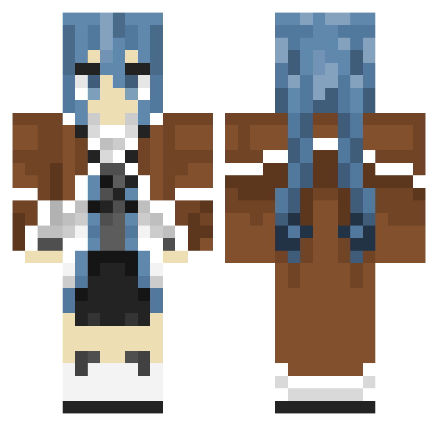 westin0623 Minecraft skin, front and back view