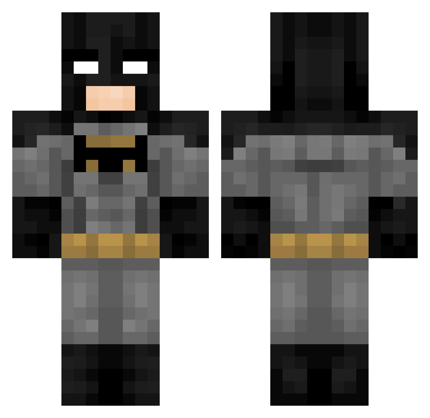 zachary32 Minecraft skin, front and back view