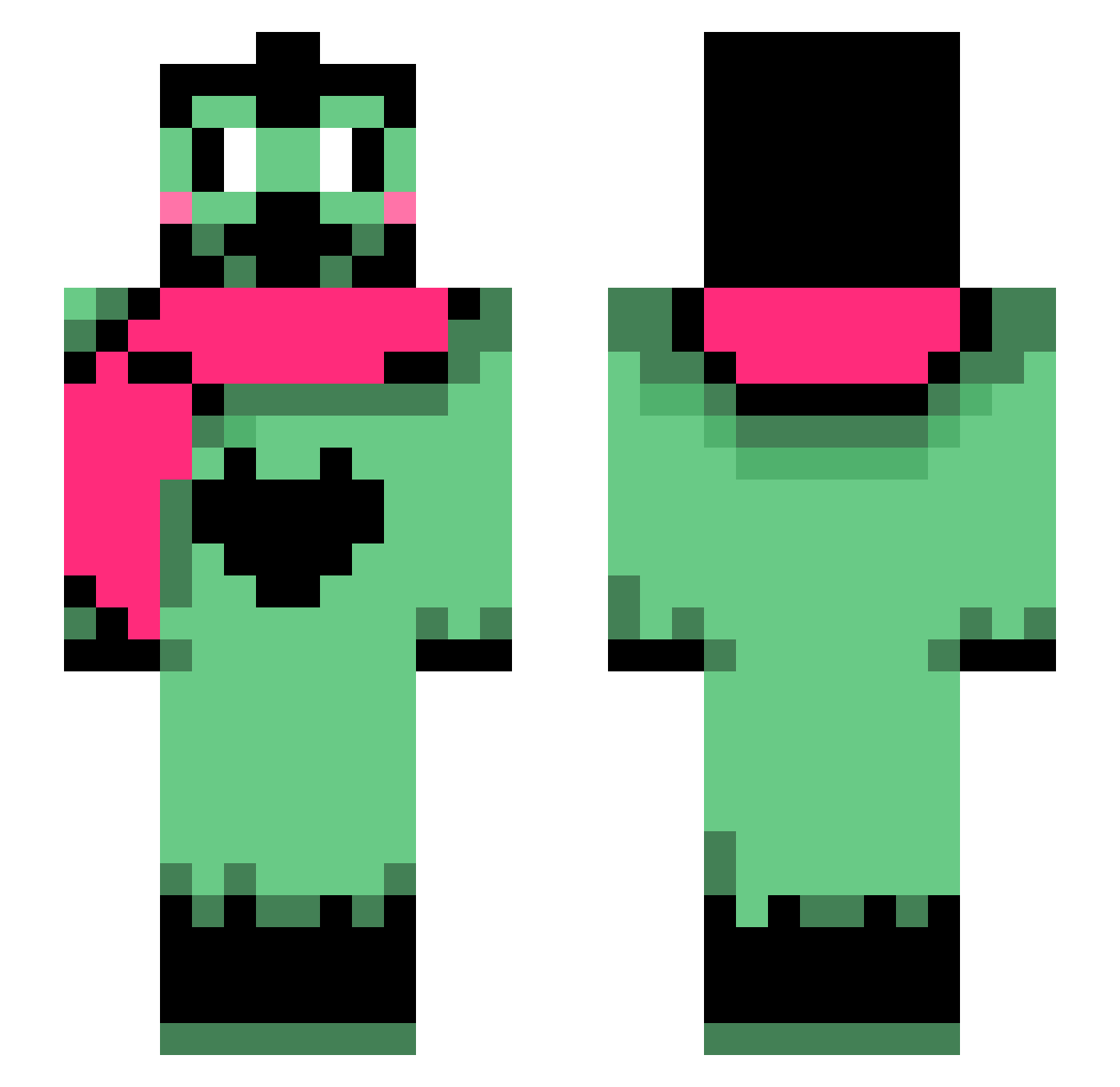 xXx_Nolan_xXx Minecraft skin, front and back view