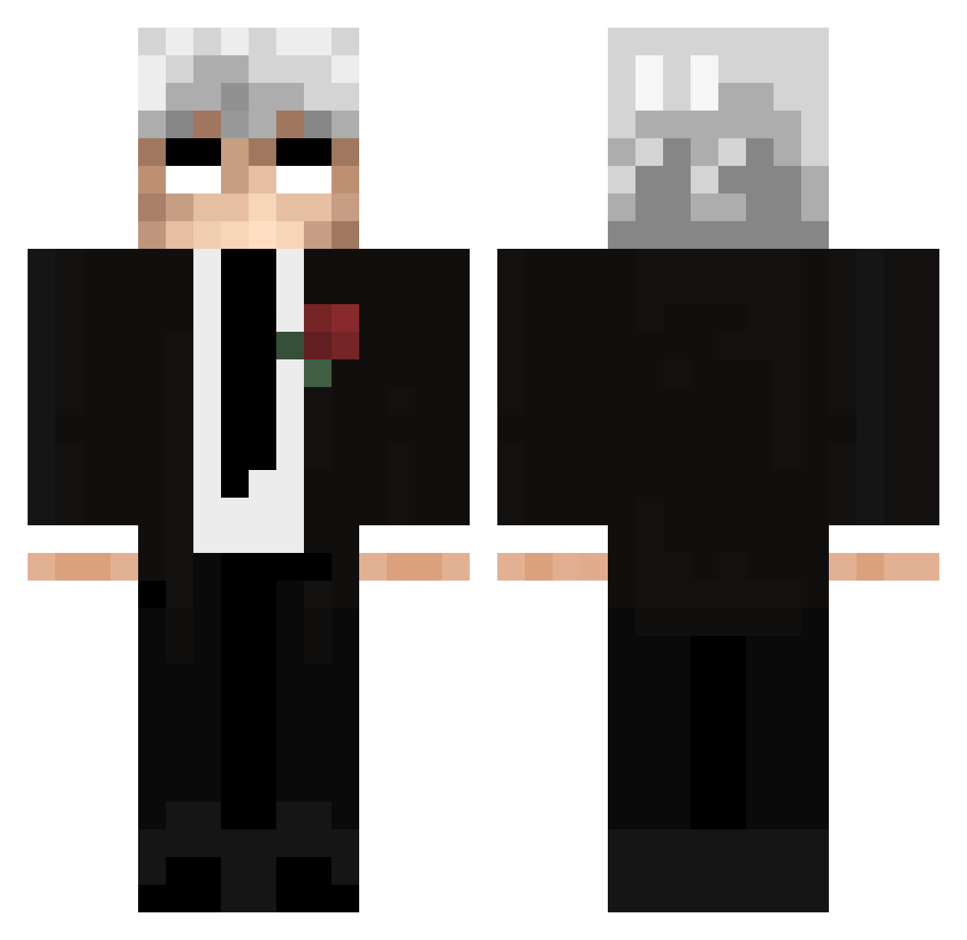 lemeszcn Minecraft skin, front and back view
