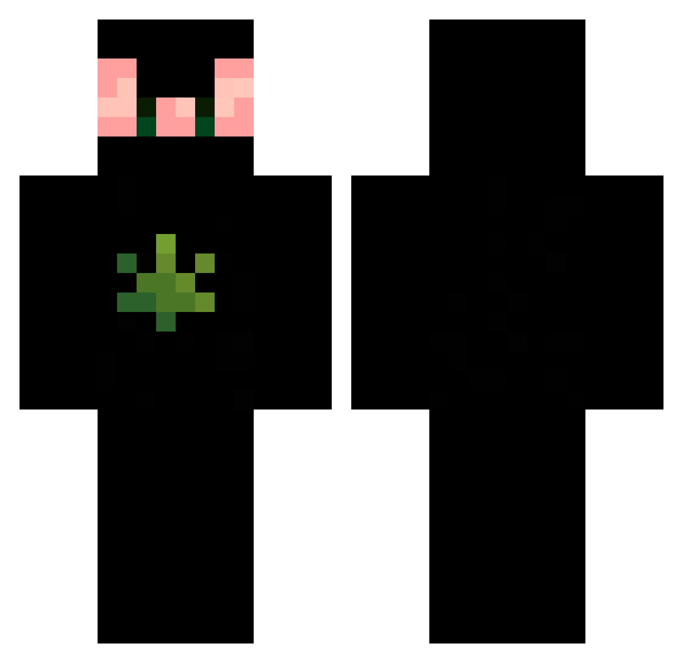 2RIMA Minecraft skin, front and back view