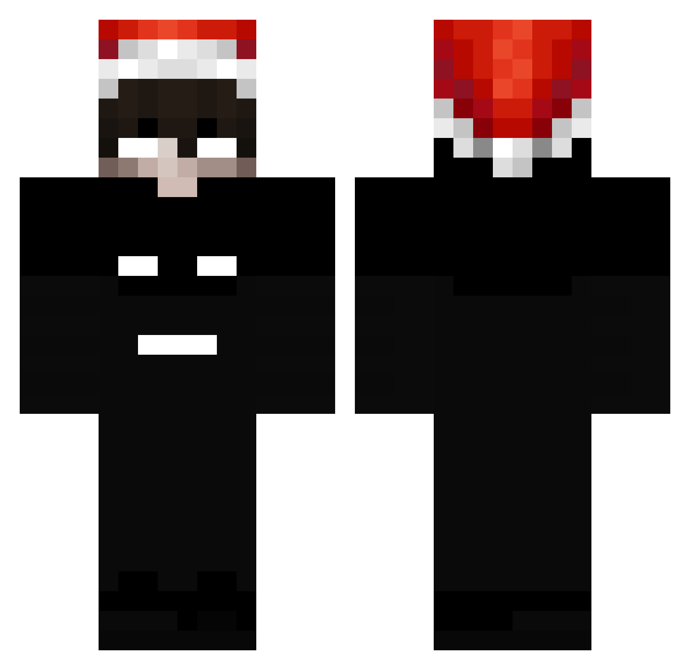 Veen_2 Minecraft skin, front and back view