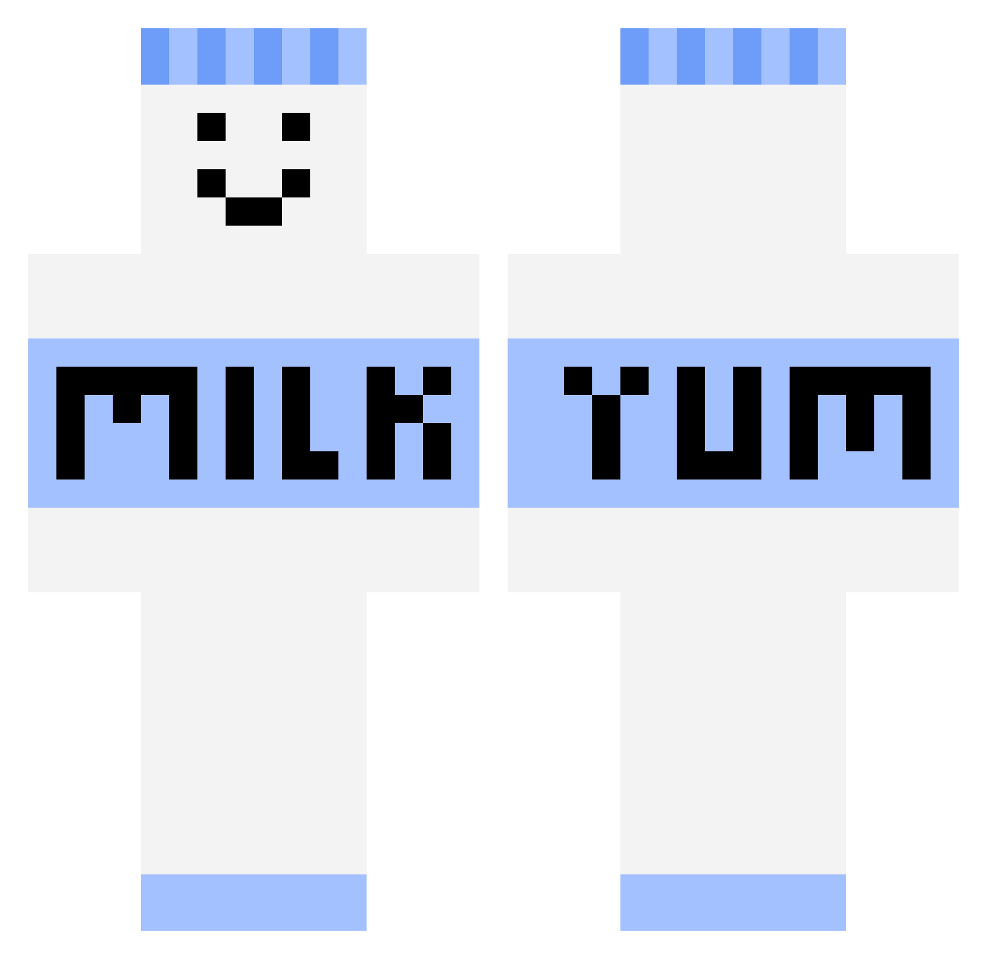 thugisa17 Minecraft skin, front and back view