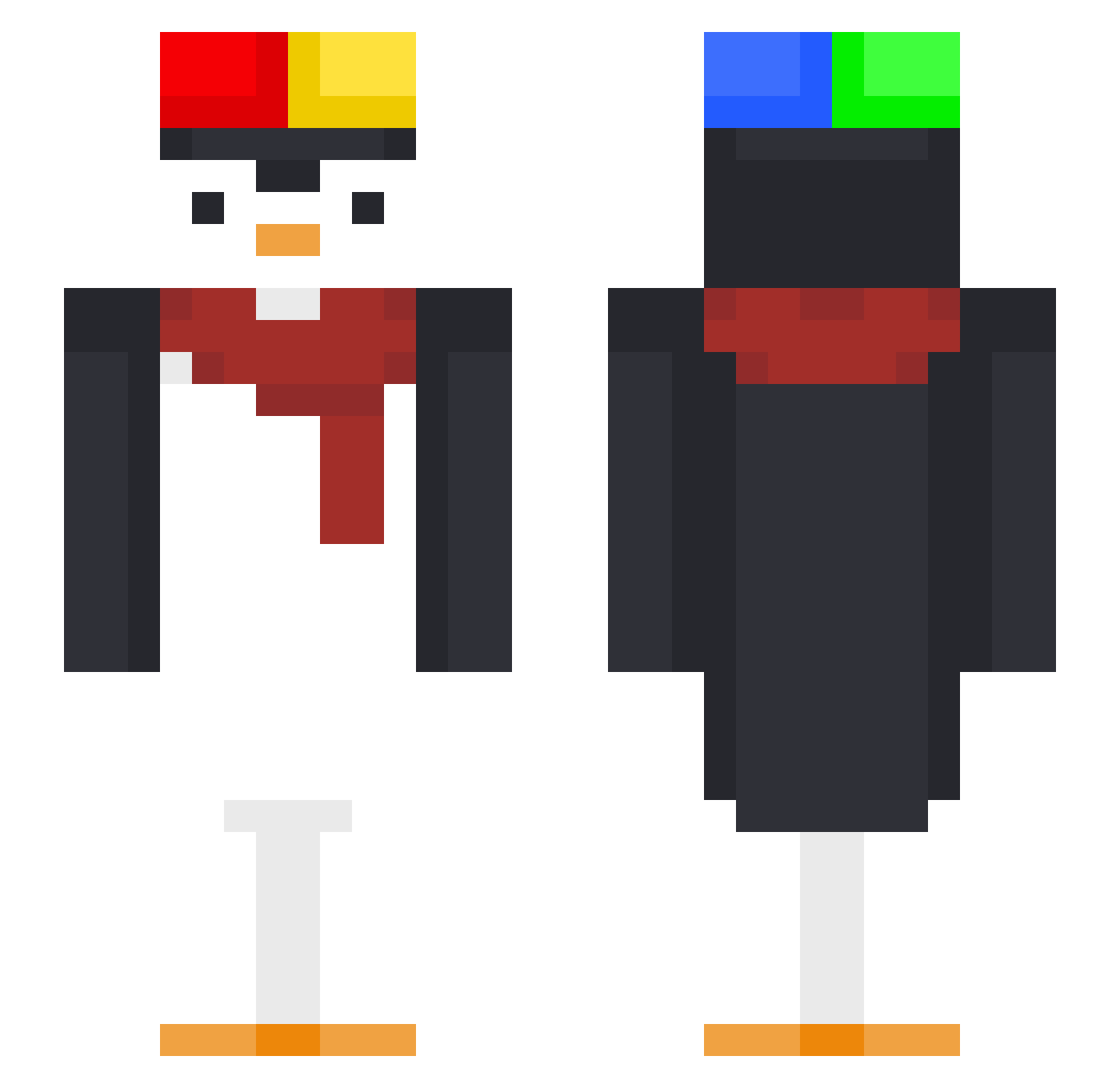 spinning_turtle Minecraft skin, front and back view