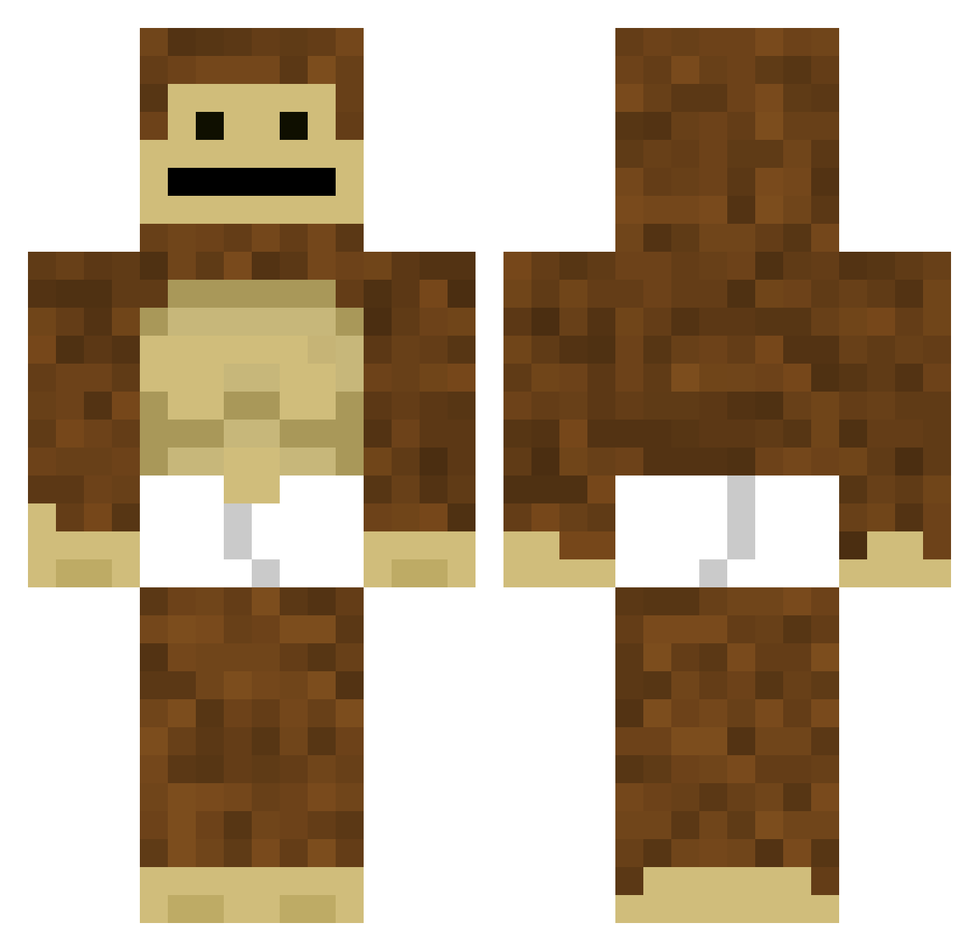 AndjewTatenberg Minecraft skin, front and back view