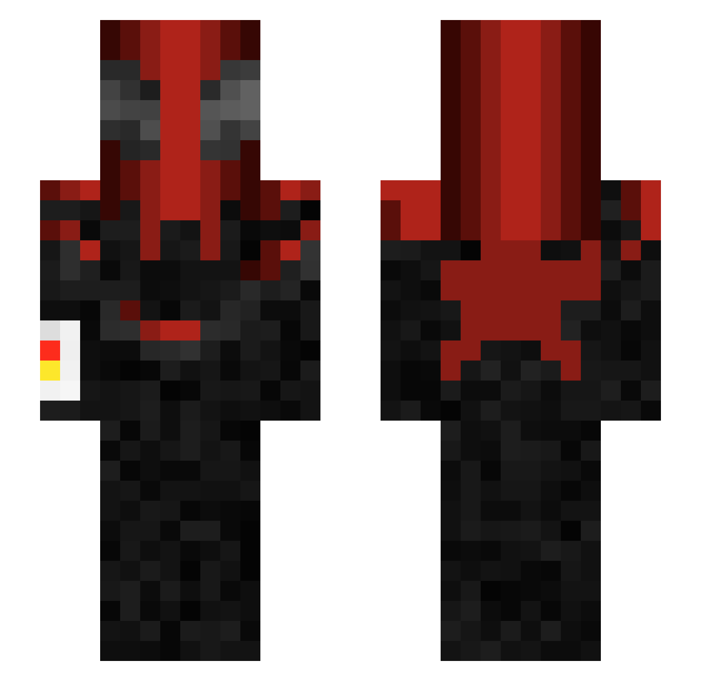 druid247 Minecraft skin, front and back view