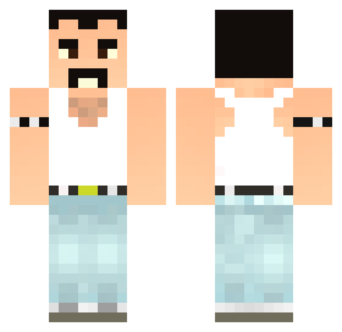 mrkvicka_matej Minecraft skin, front and back view