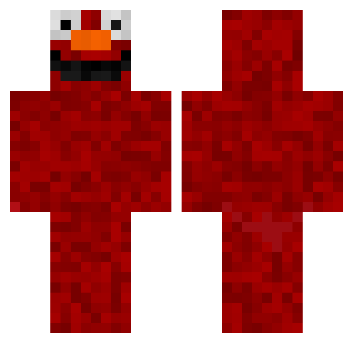 Sebita_17 Minecraft skin, front and back view
