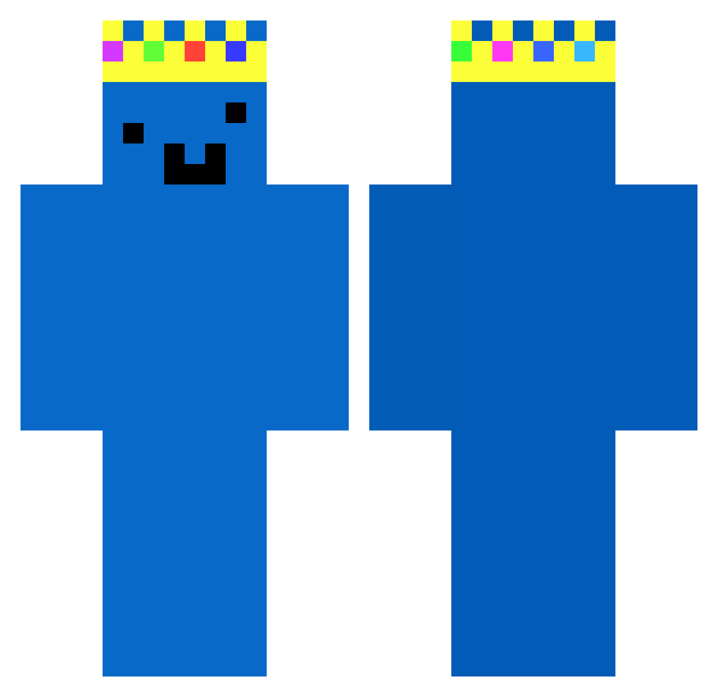 blurazz_ Minecraft skin, front and back view