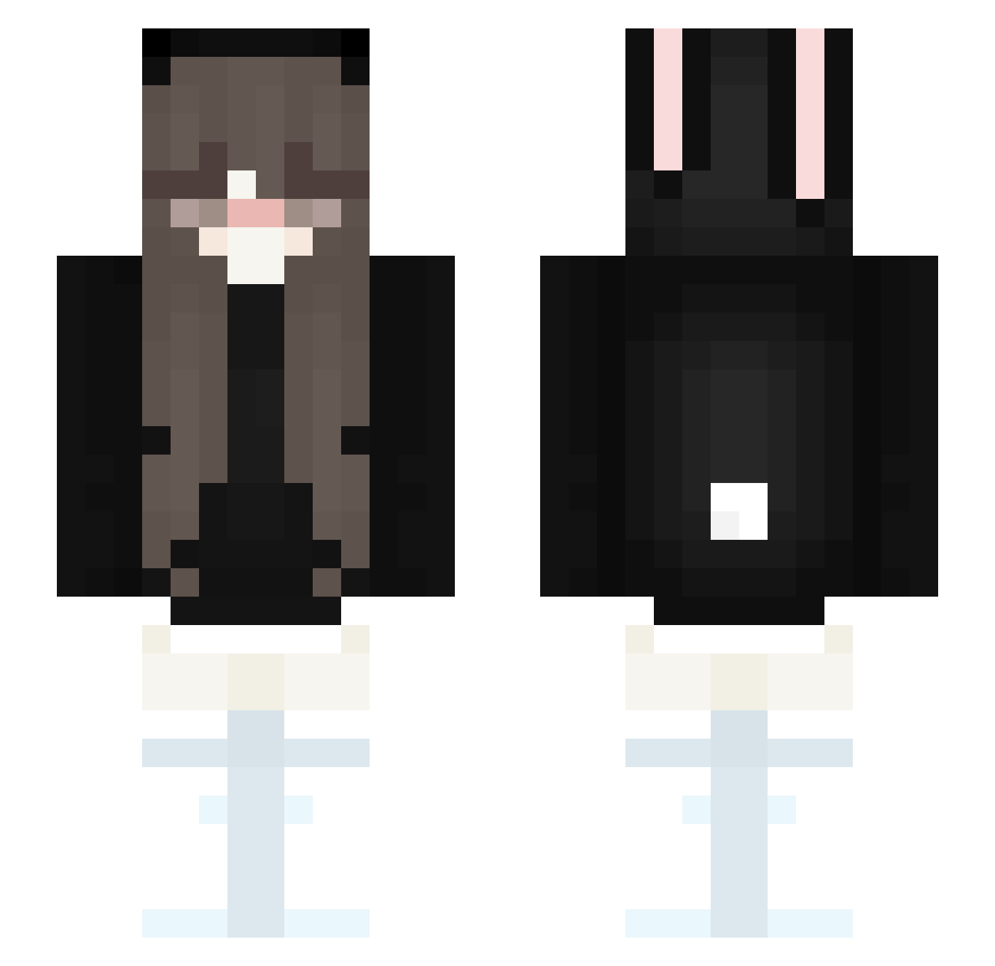 ySamiii_ Minecraft skin, front and back view