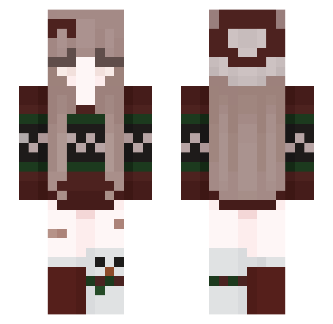Beyondd_ Minecraft skin, front and back view