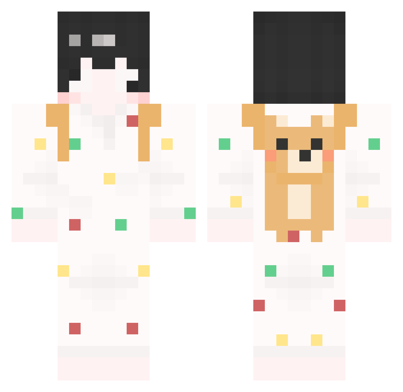 allkill_gonggi Minecraft skin, front and back view