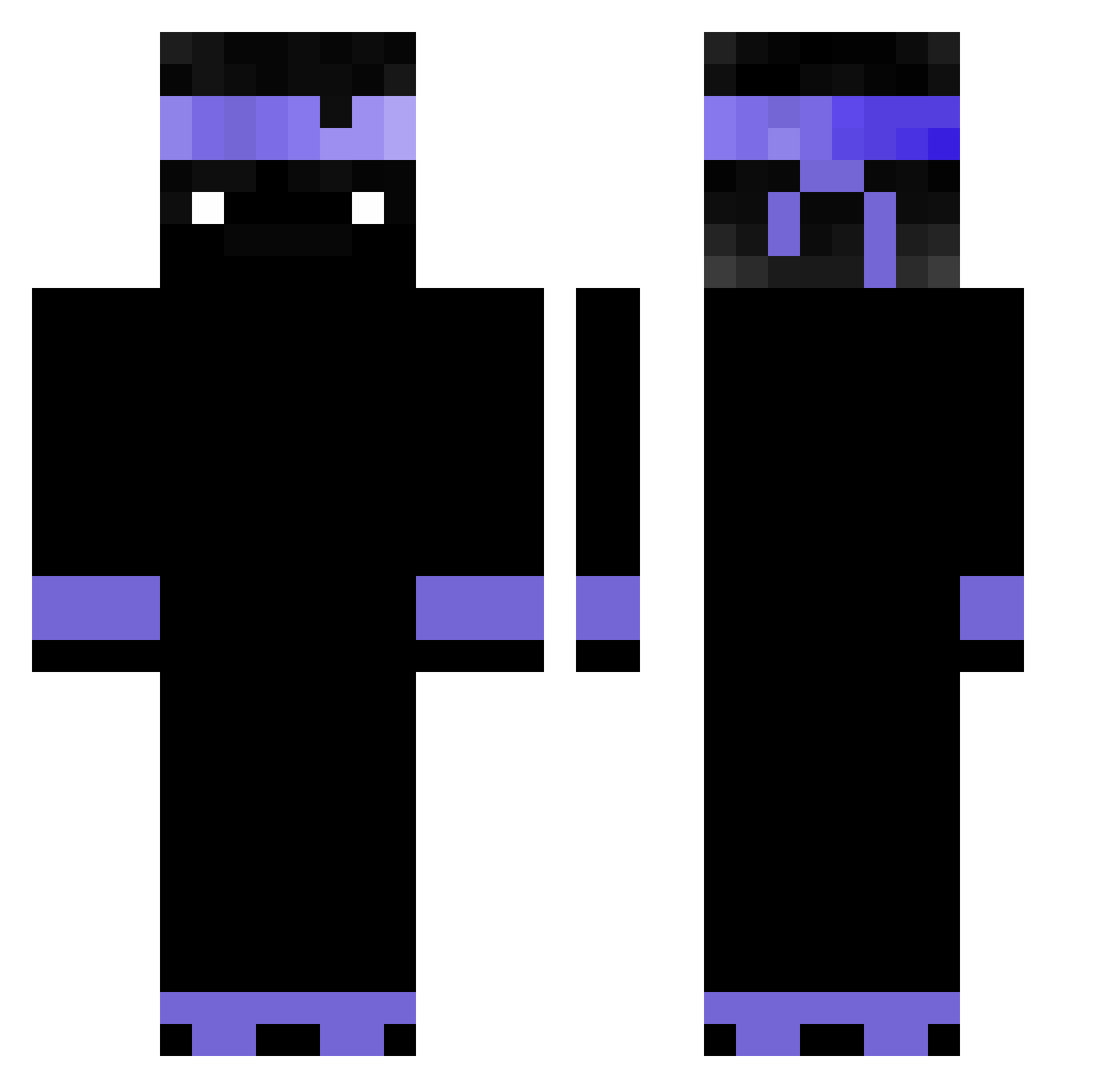 SEOKJ1NGAY Minecraft skin, front and back view