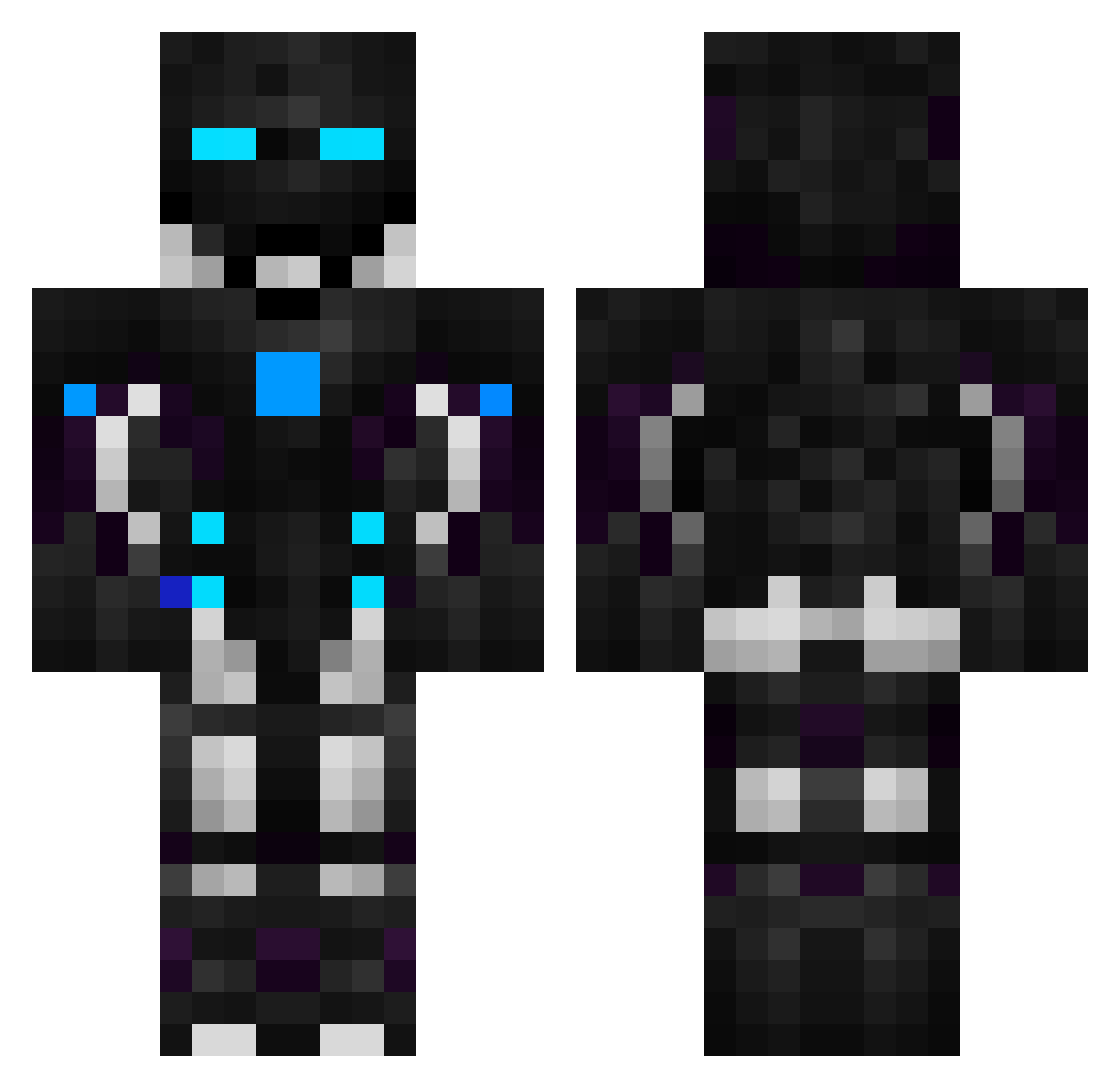 TheIngram Minecraft skin, front and back view
