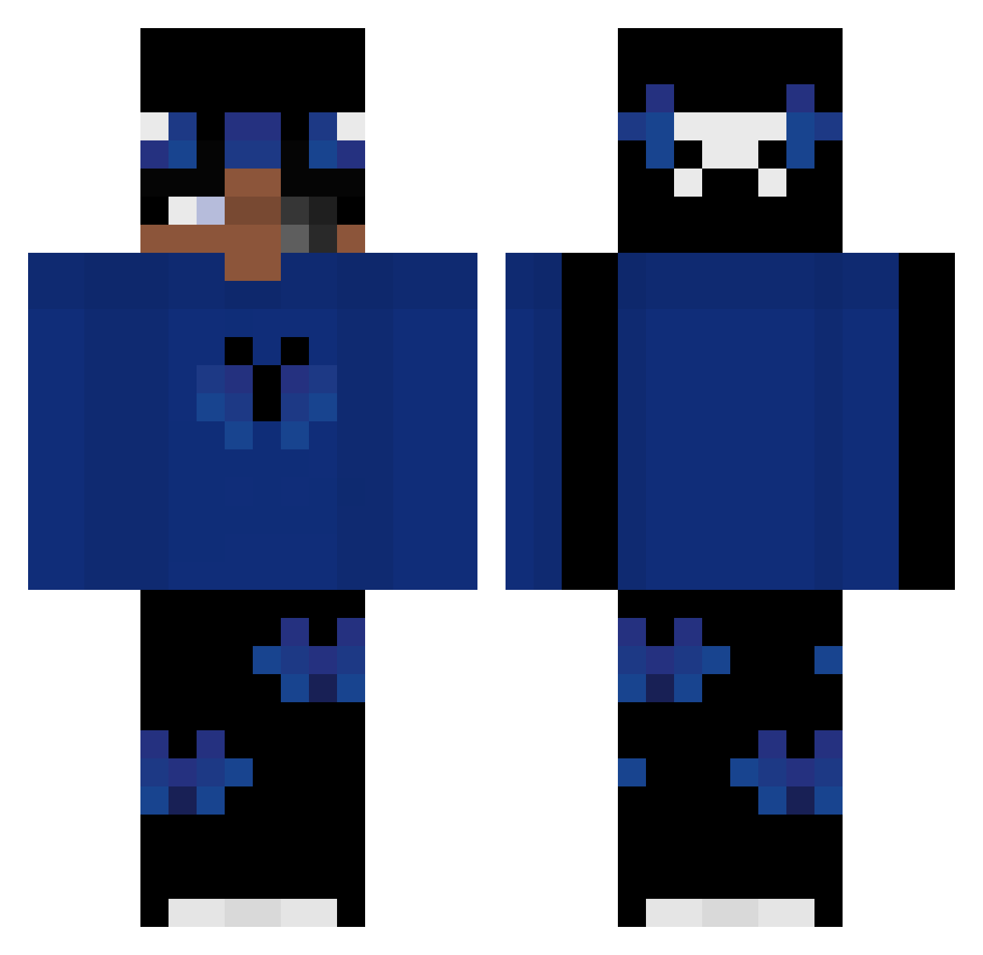 MUHAMMAD178 Minecraft skin, front and back view