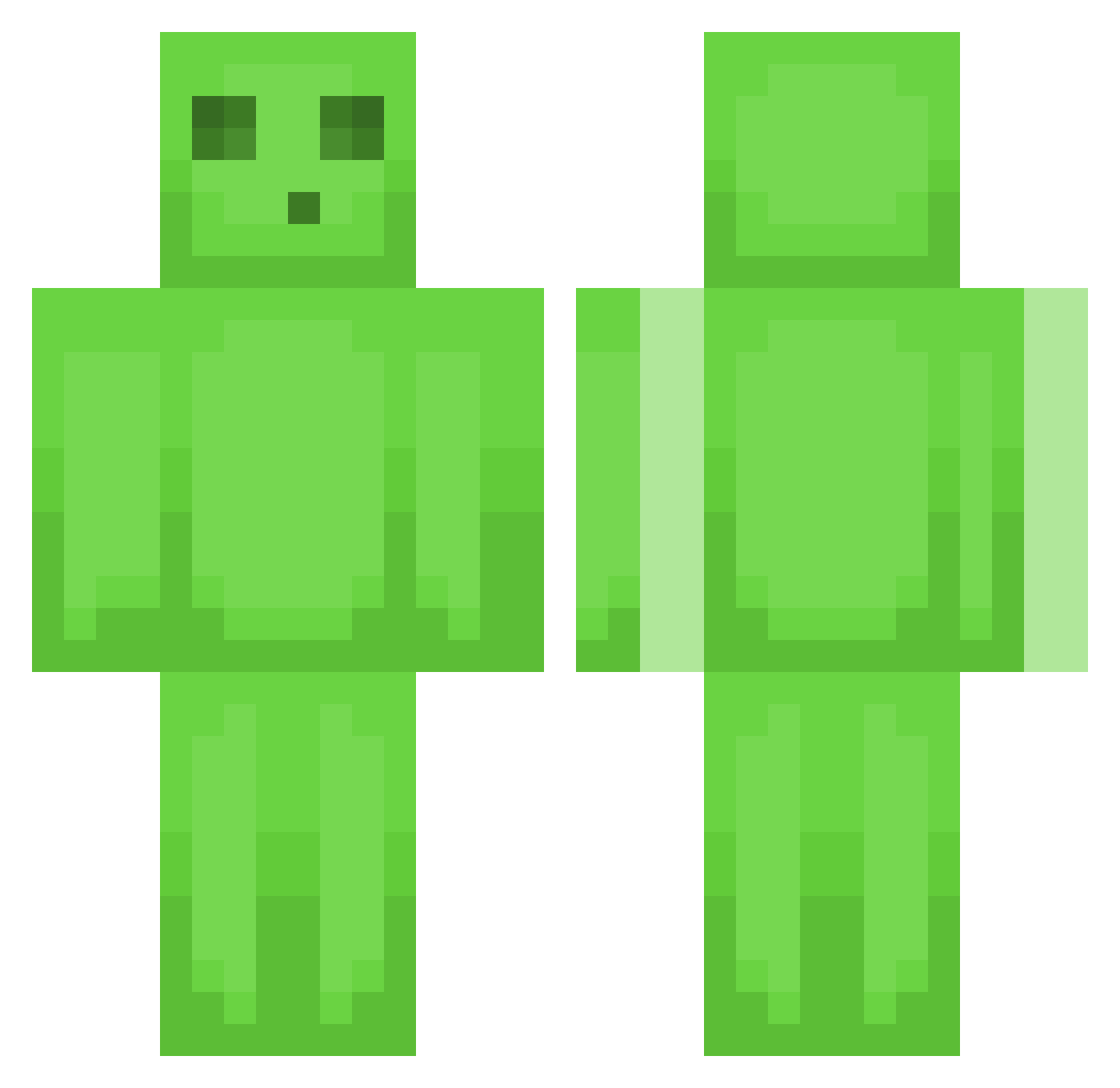 MindJamDan Minecraft skin, front and back view
