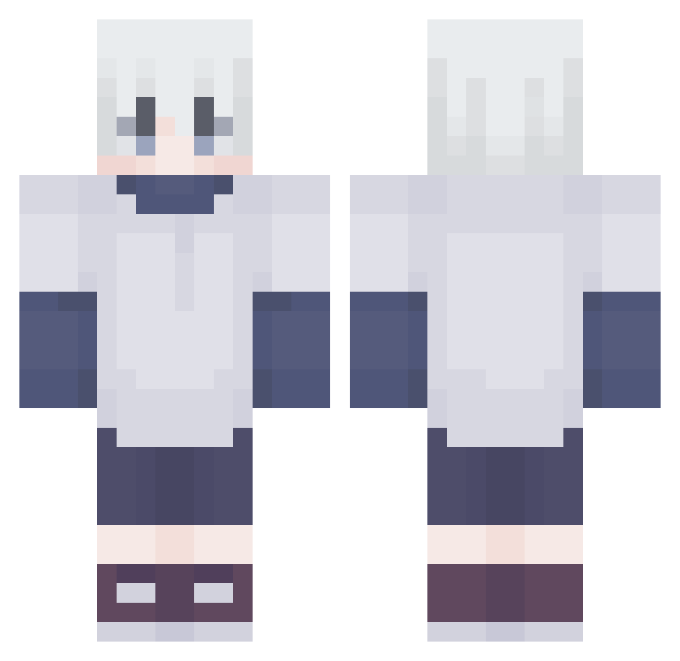 Daffy_Is_Online Minecraft skin, front and back view