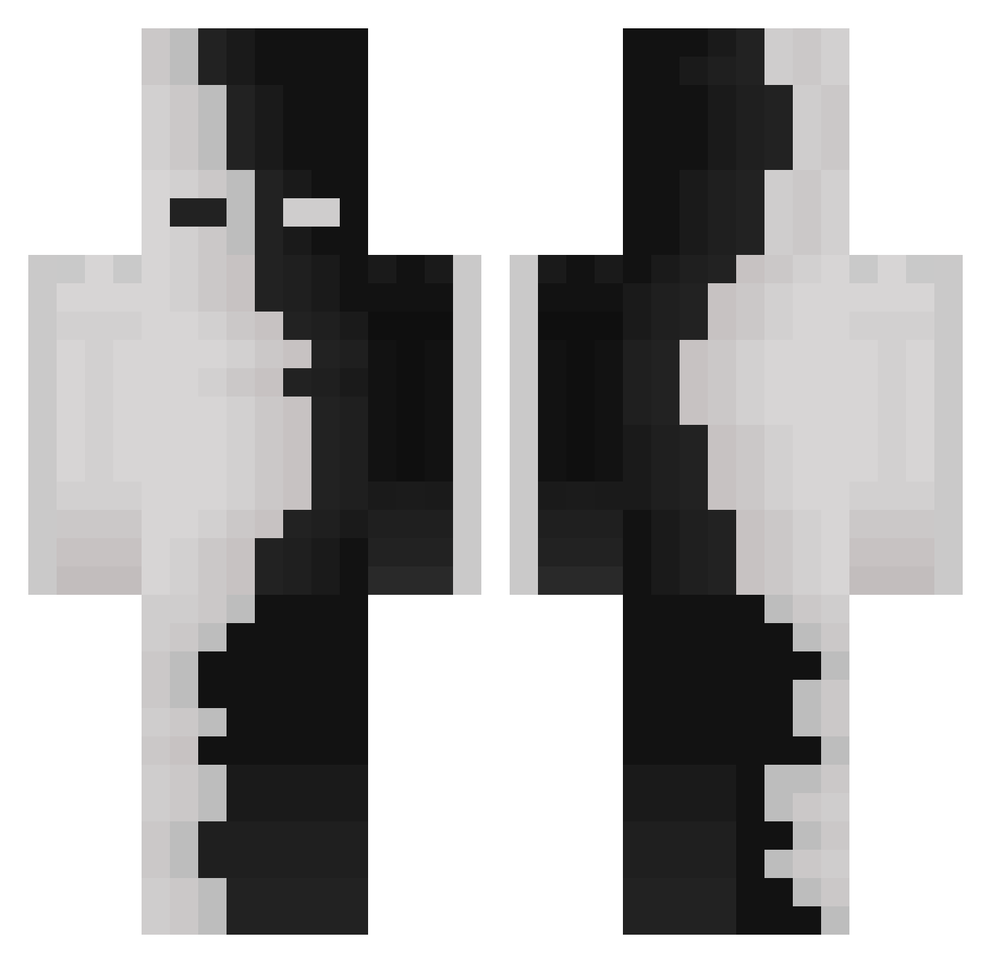 K_I_N_O_ Minecraft skin, front and back view