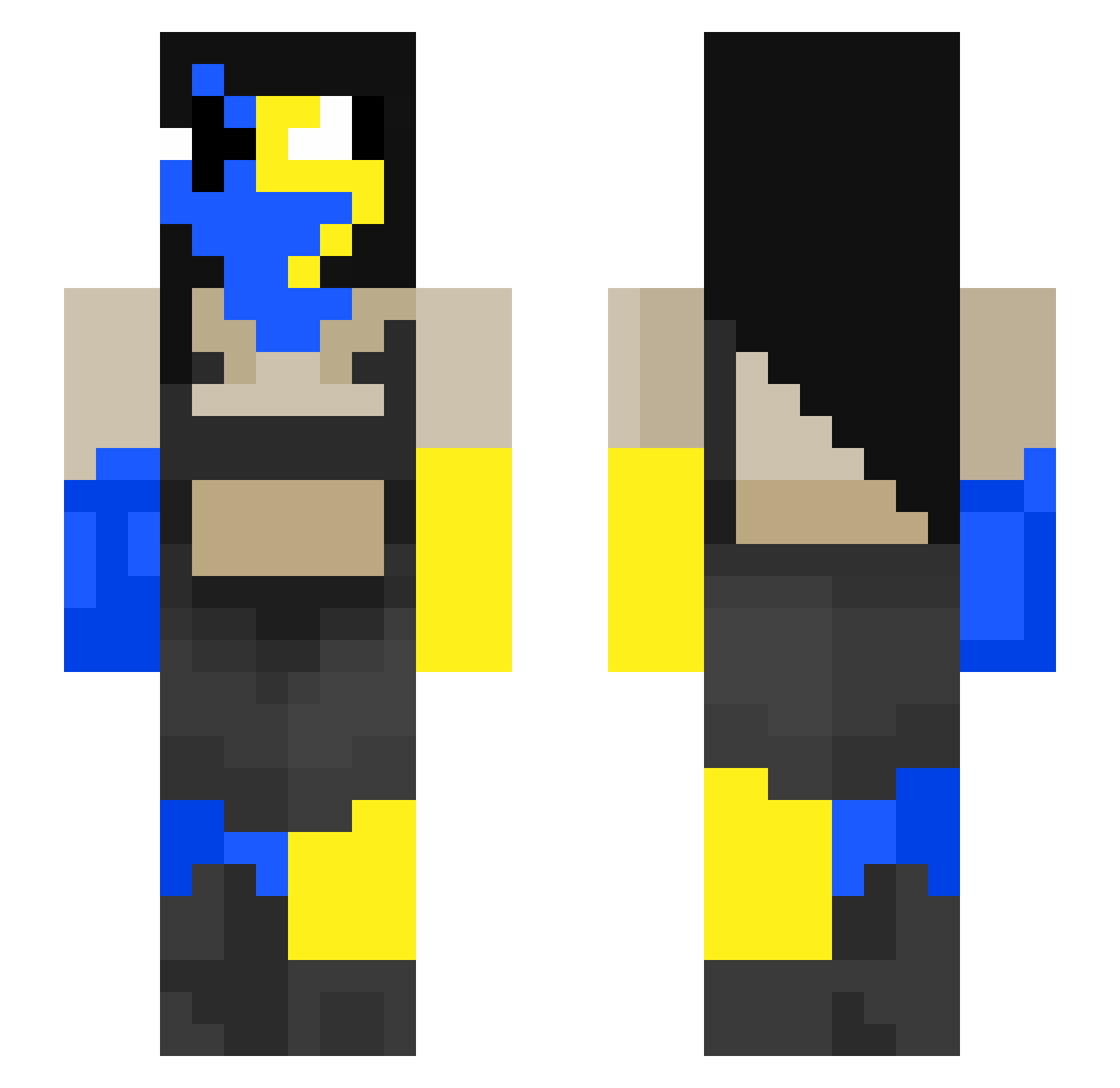 V2_SUPREMMACHIN3 Minecraft skin, front and back view