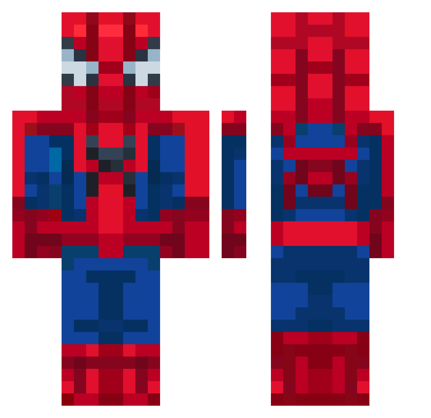 yannis7784 Minecraft skin, front and back view