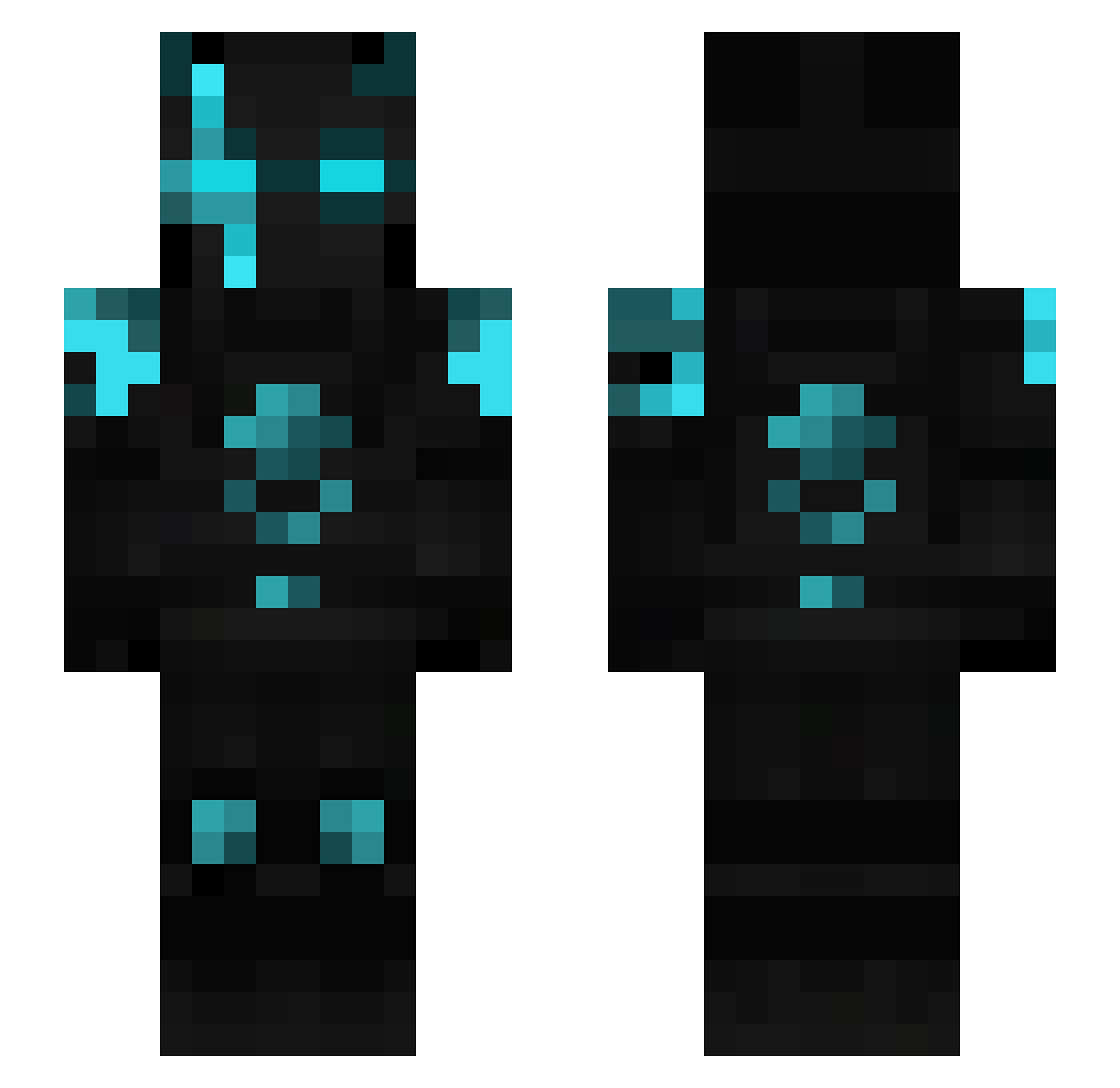 HonzaJJ5 Minecraft skin, front and back view