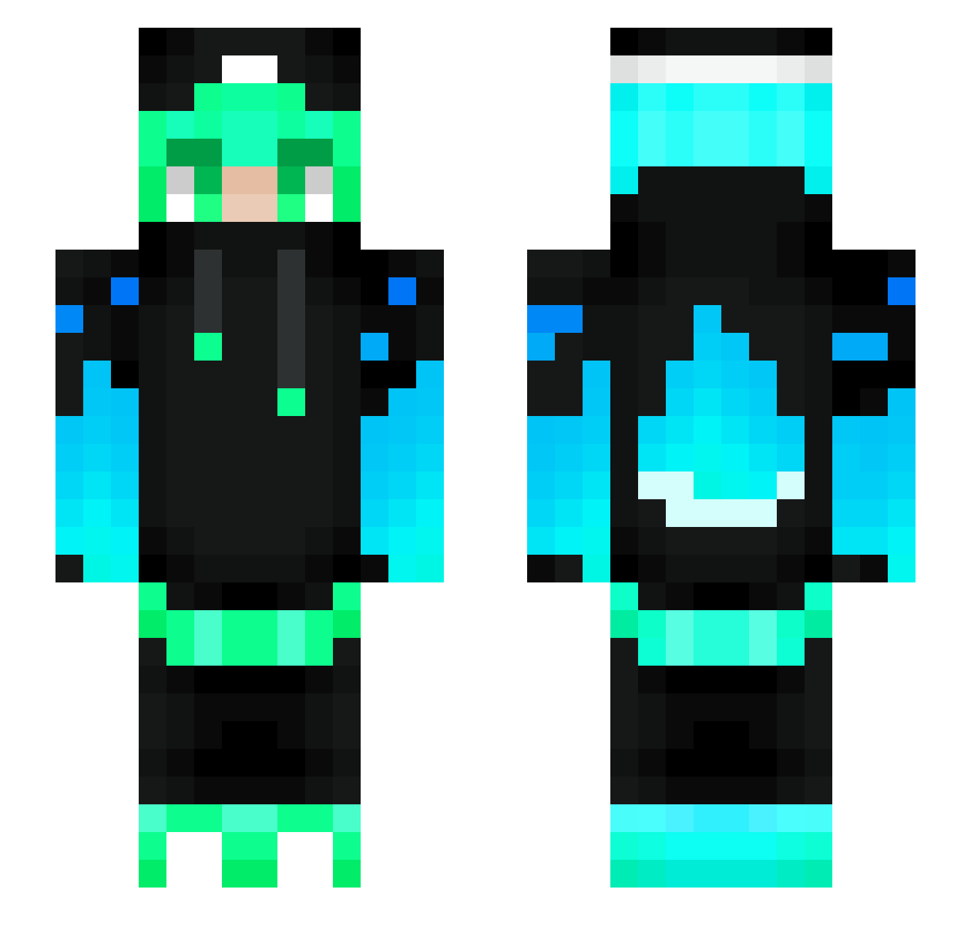 therolominecraft Minecraft skin, front and back view