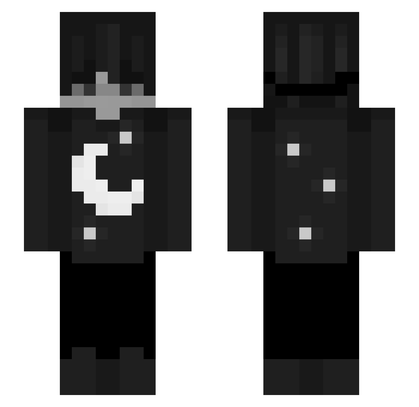 RikyTM Minecraft skin, front and back view