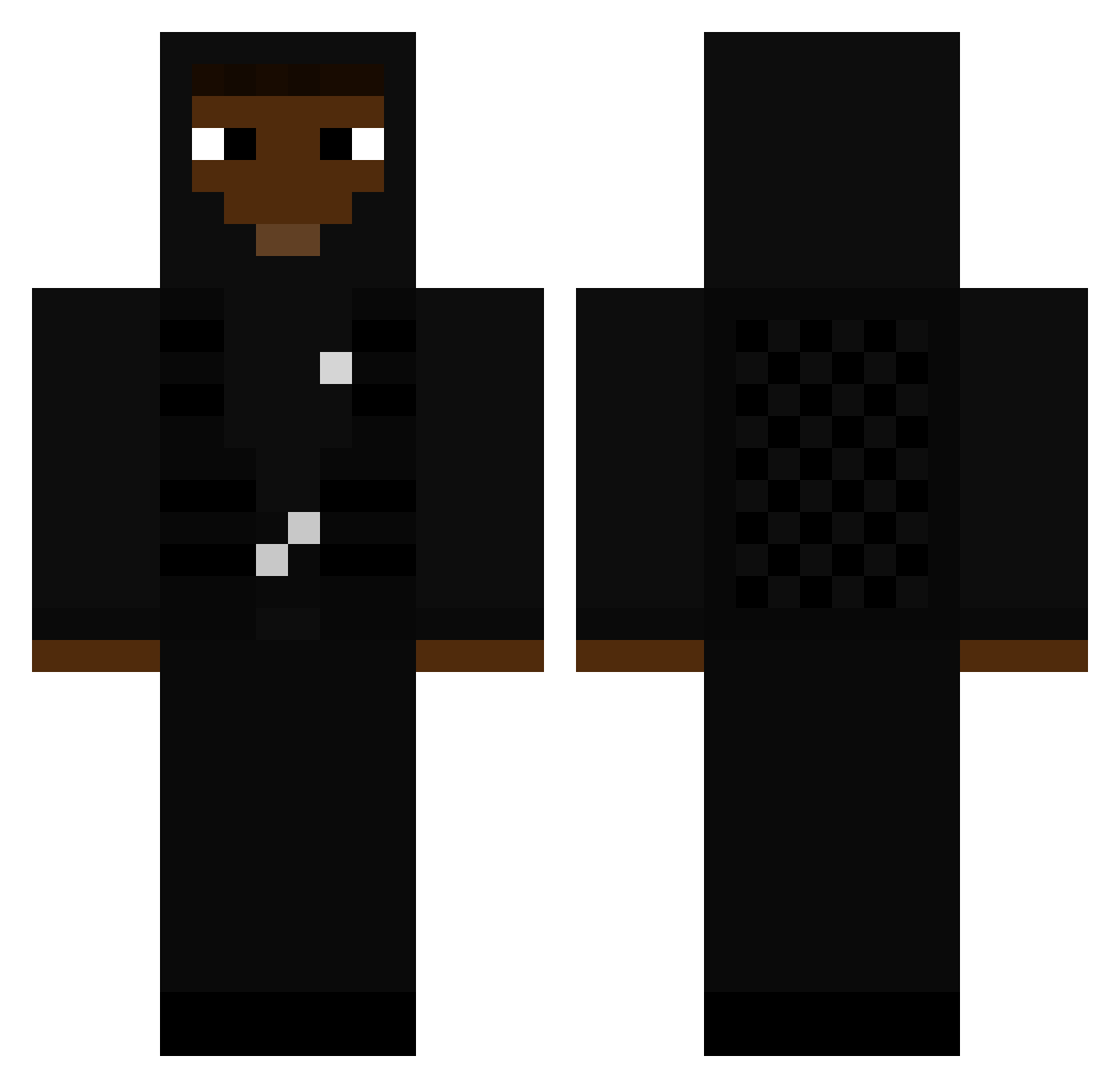 SloshyLamb595 Minecraft skin, front and back view
