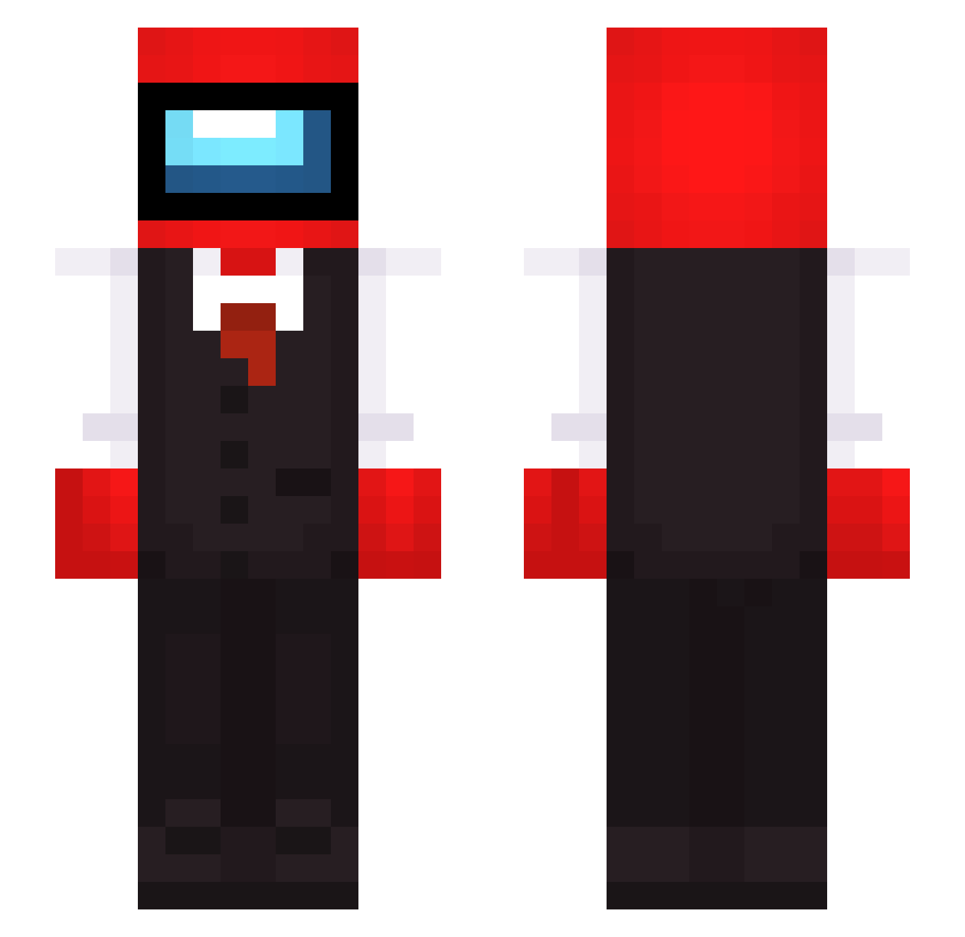 shalgor7 Minecraft skin, front and back view