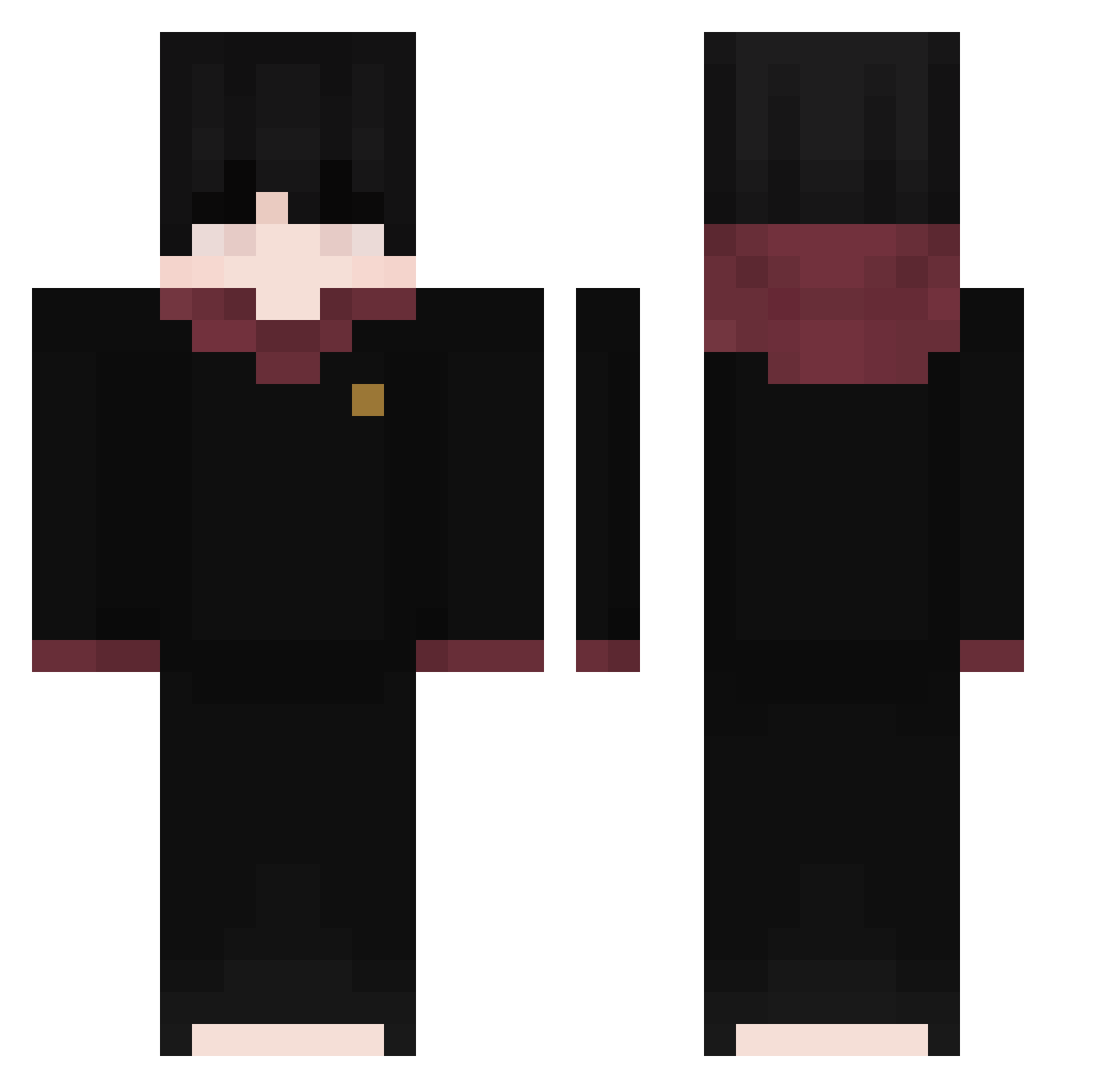 SmeedWoker11 Minecraft skin, front and back view