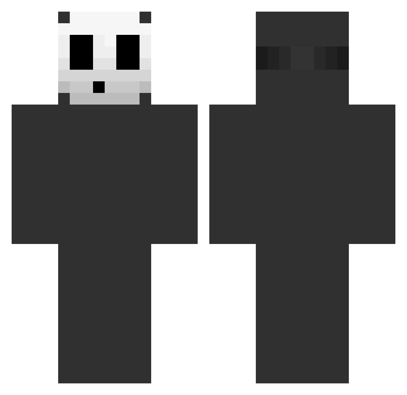 Searcitooh_ Minecraft skin, front and back view