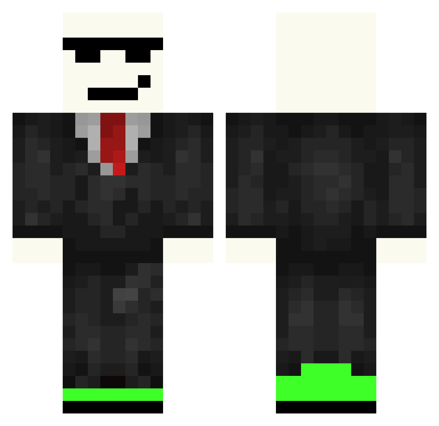 wwwttt119 Minecraft skin, front and back view