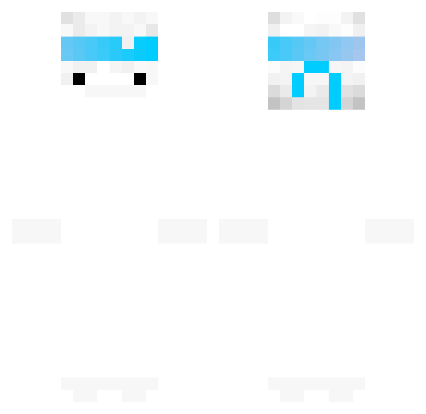 winnen Minecraft skin, front and back view