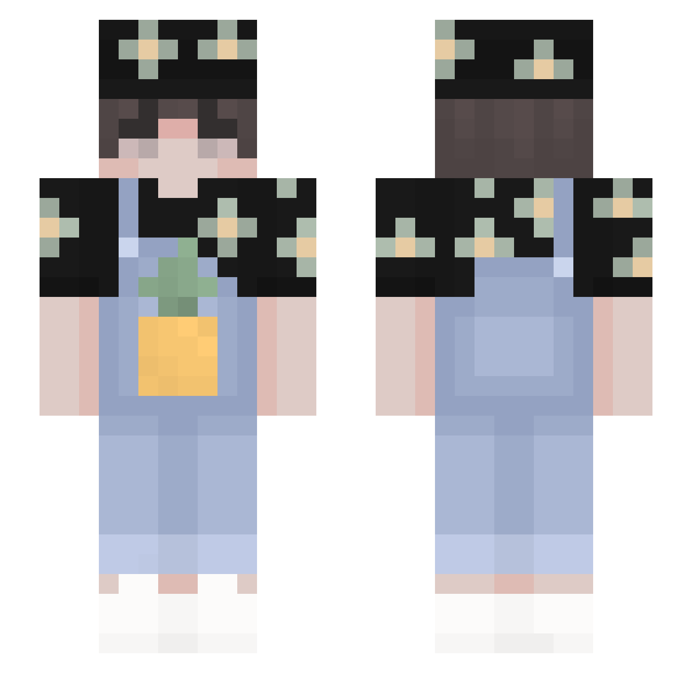 COND0N Minecraft skin, front and back view