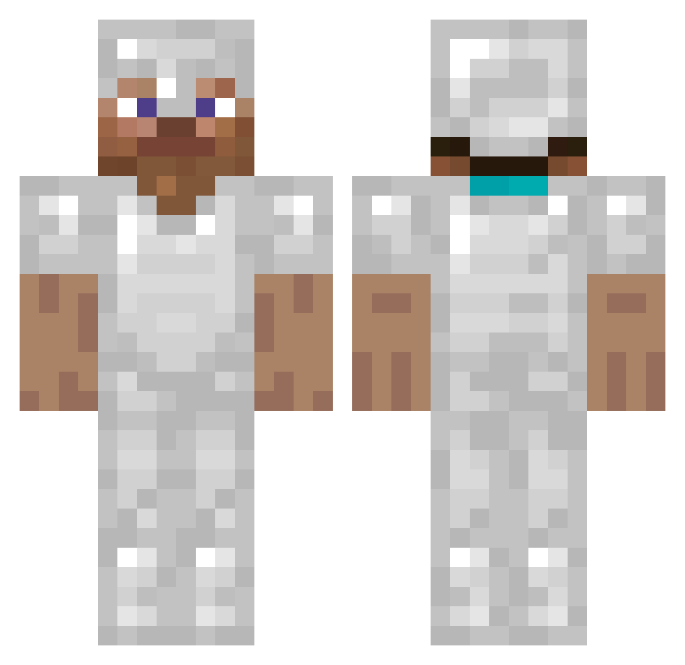 UwU_Goin Minecraft skin, front and back view