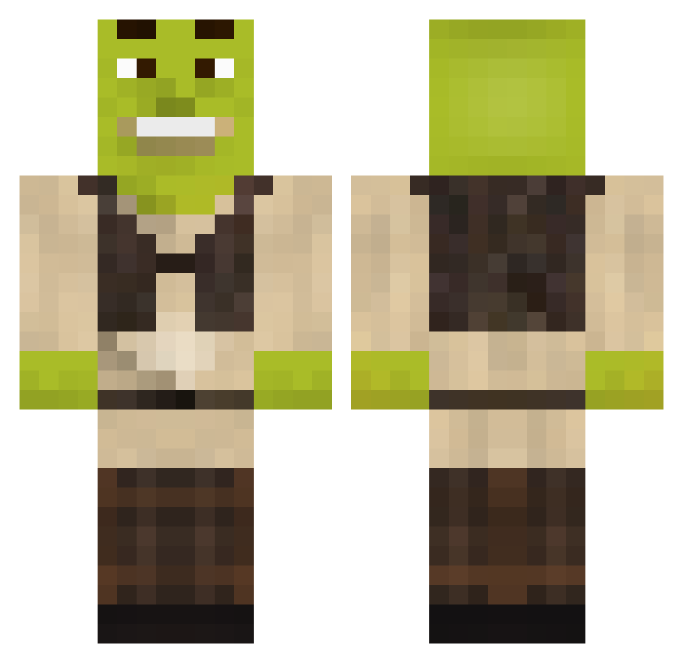 rogerstyle6 Minecraft skin, front and back view