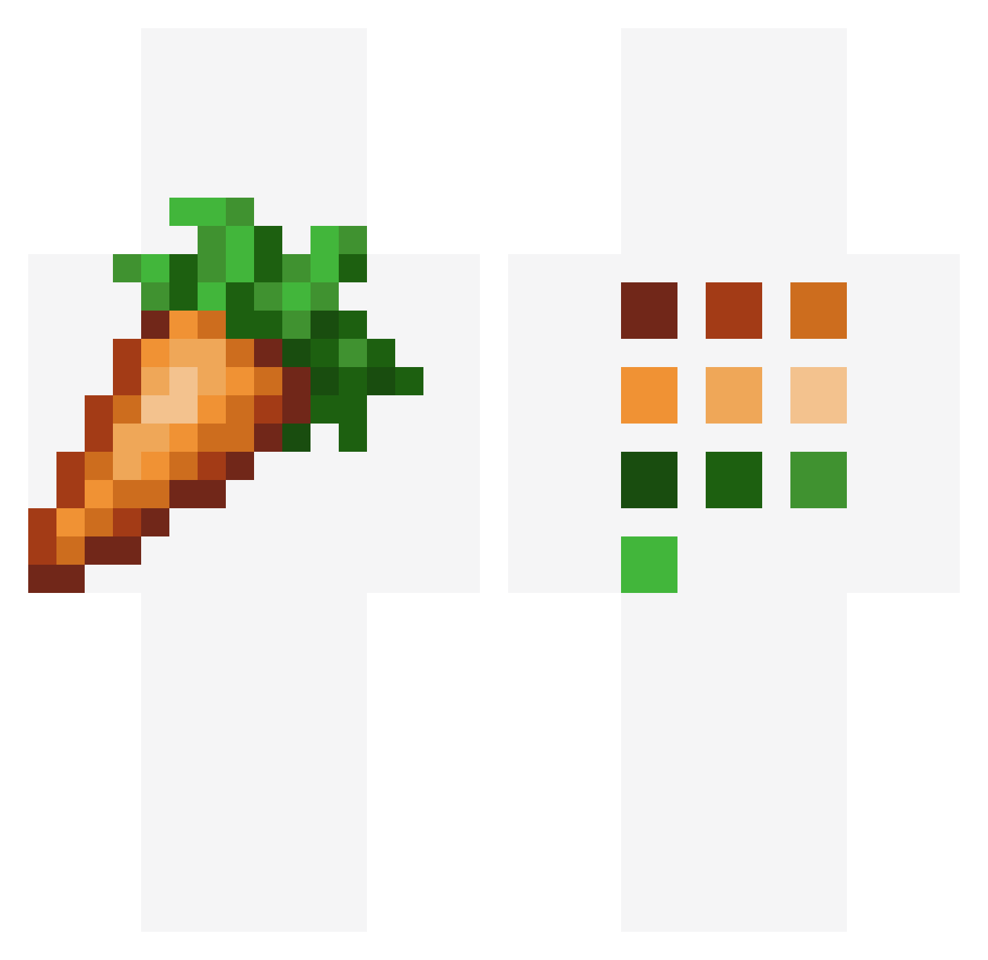 ssuzuya Minecraft skin, front and back view