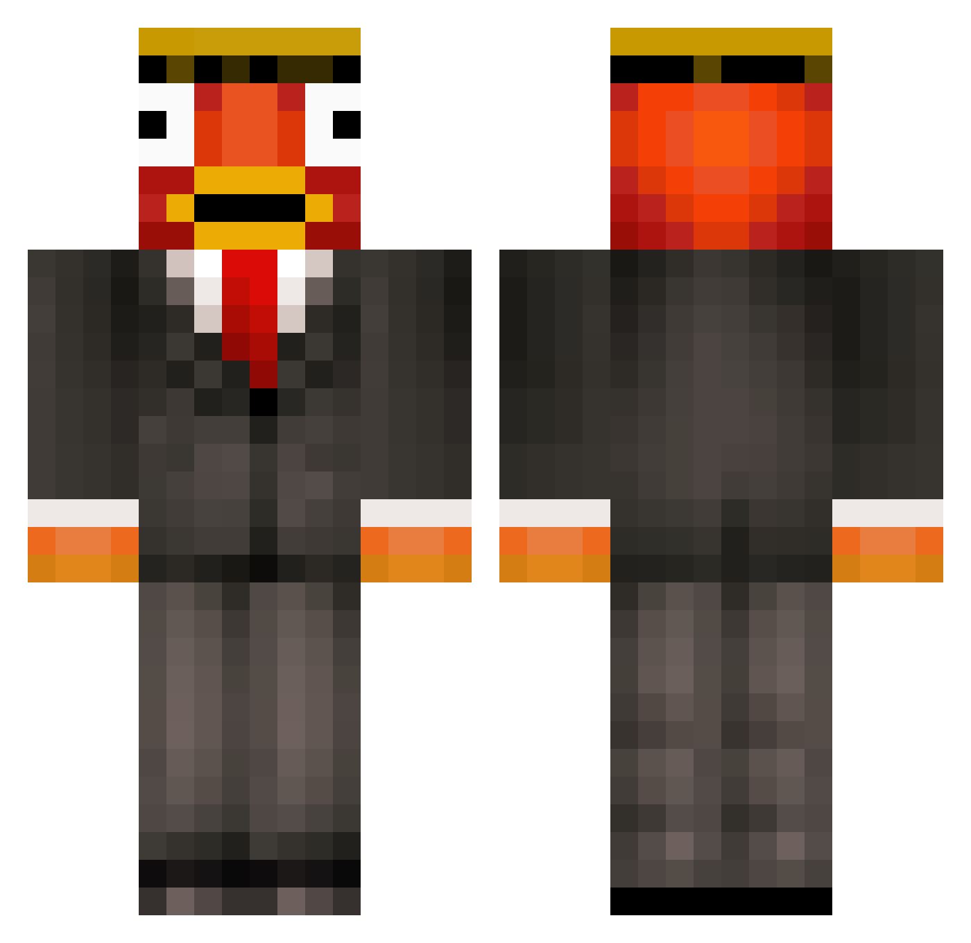ScOOBy_D000O Minecraft skin, front and back view