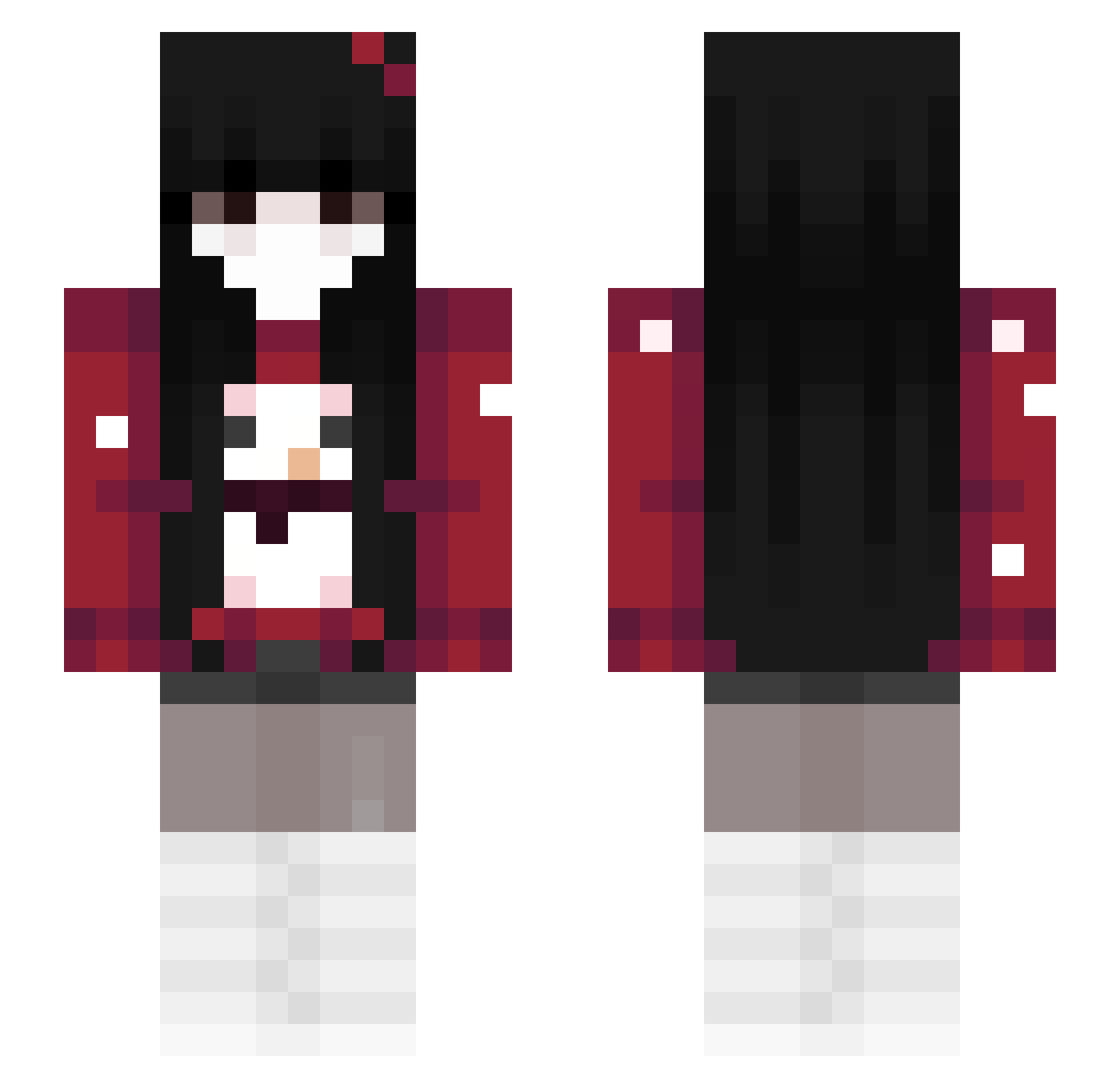 policemike67 Minecraft skin, front and back view