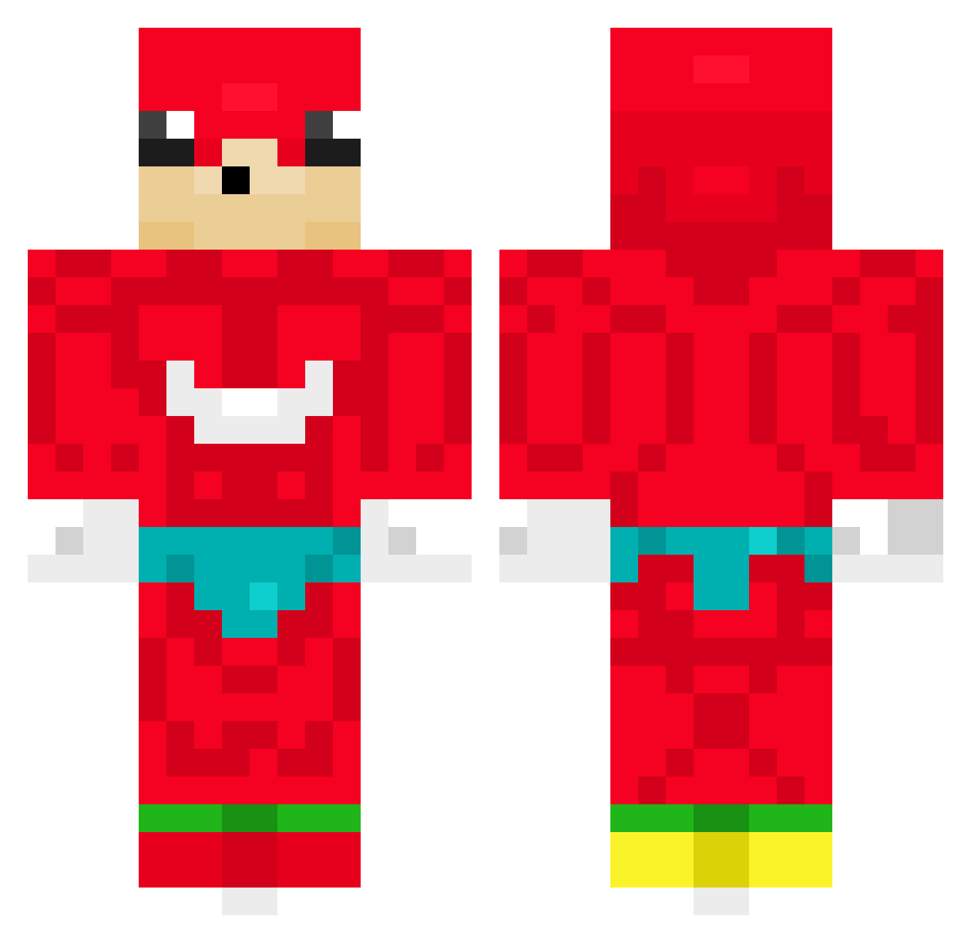 rookie_0111 Minecraft skin, front and back view