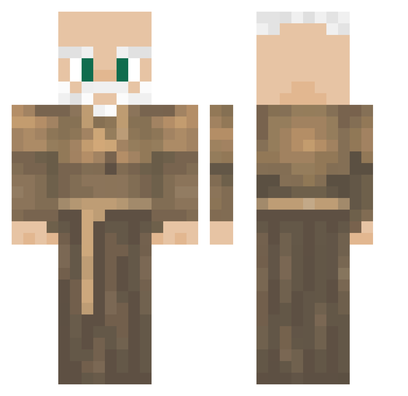 lord_elkhorn Minecraft skin, front and back view