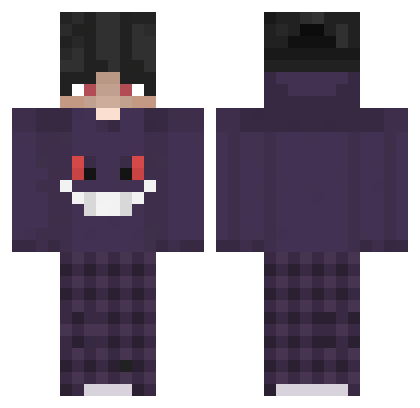 GSPatrik Minecraft skin, front and back view