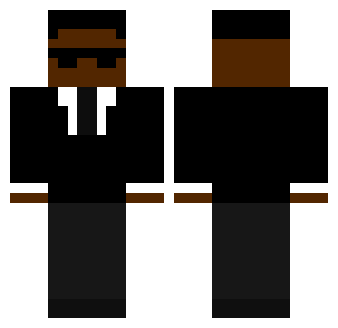 SpisEMay0 Minecraft skin, front and back view
