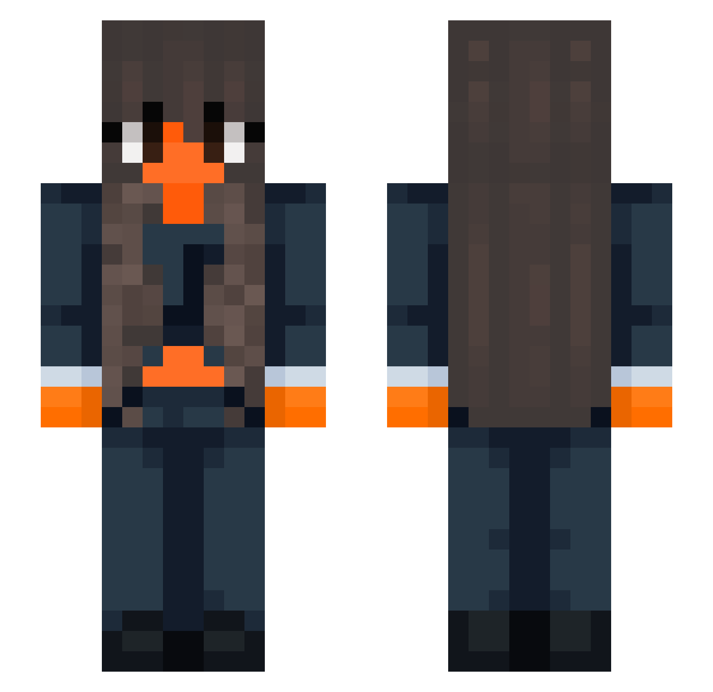 prxq_ Minecraft skin, front and back view
