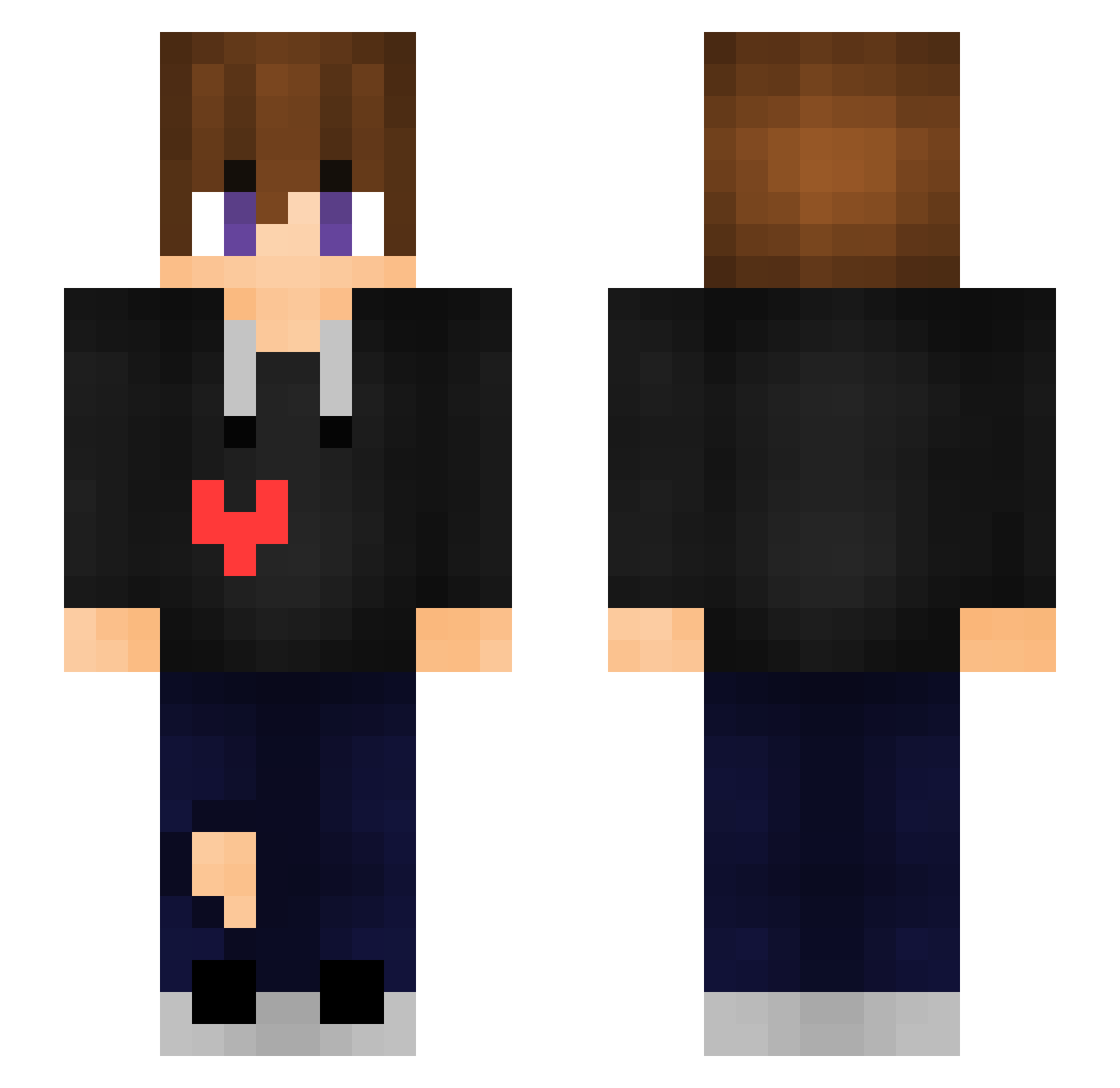 5_Racctrash_4 Minecraft skin, front and back view