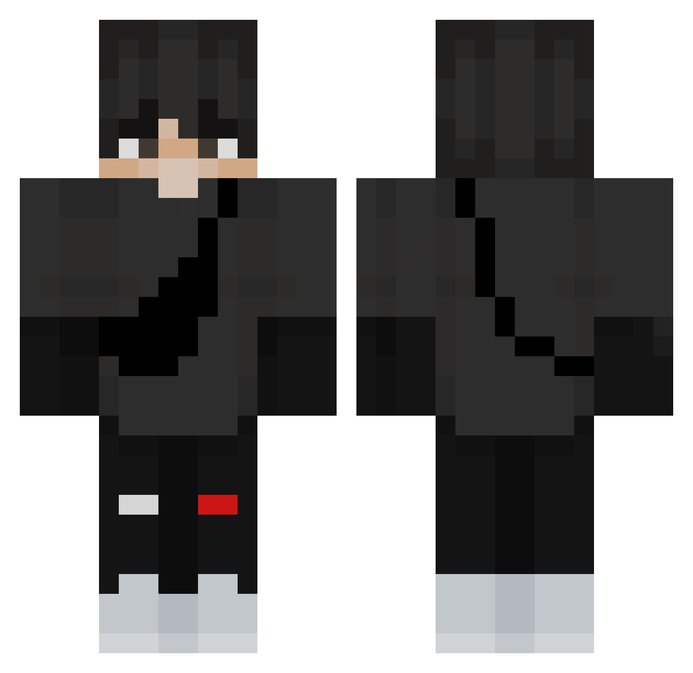 xCeyhun01 Minecraft skin, front and back view