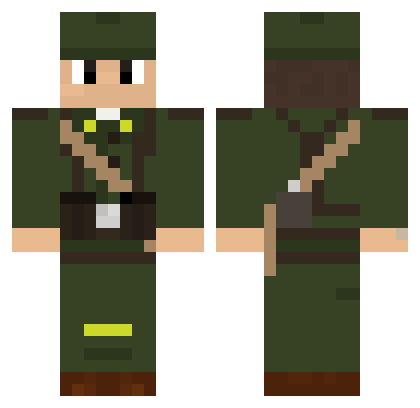 dt09findus Minecraft skin, front and back view